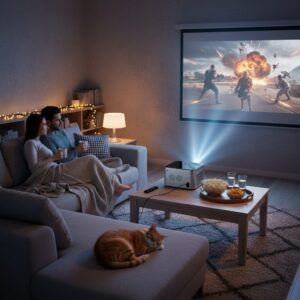 Alternative view of Vidéoprojecteur LUMINA™ HY350, Transformez votre salon en cinéma 4K