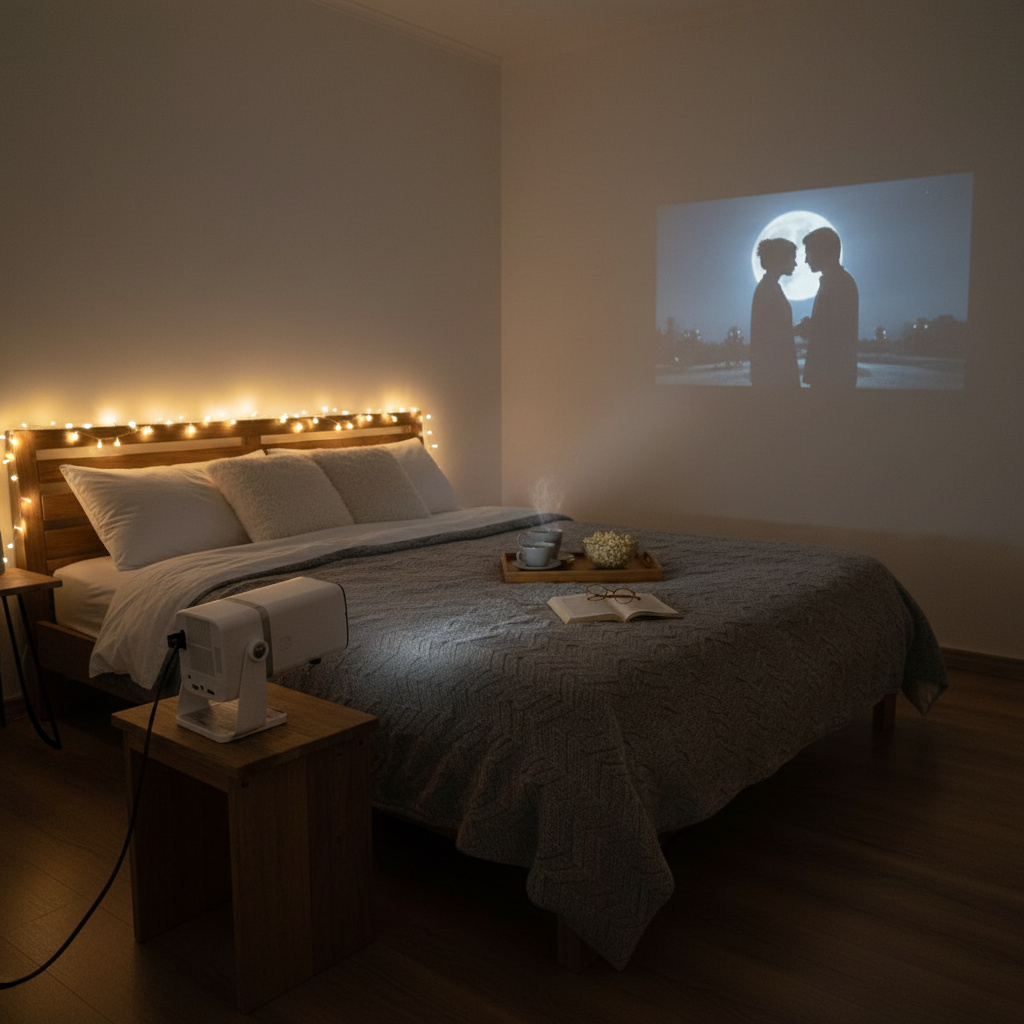 Vidéoprojecteur VISIONIX™ TD80W, Transforme votre salon en cinéma avec Android 4K – Image 4