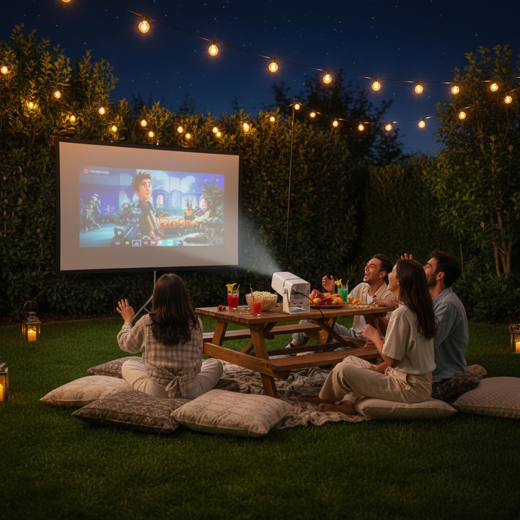 Vidéoprojecteur VISIONIX™ TD80W, Transforme votre salon en cinéma avec Android 4K – Image 5