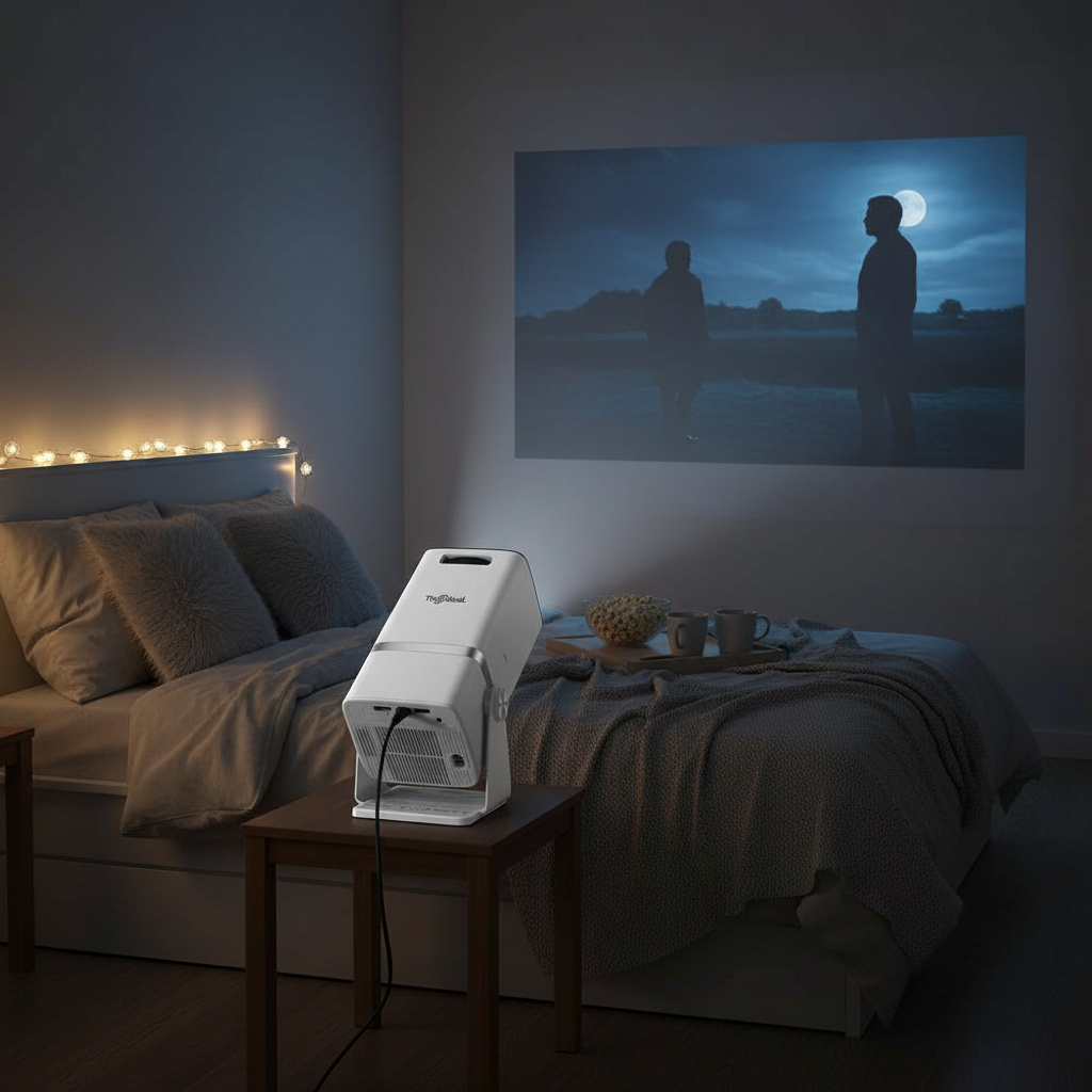 Vidéoprojecteur VISIONIX™ TD80W, Transforme votre salon en cinéma avec Android 4K – Image 6
