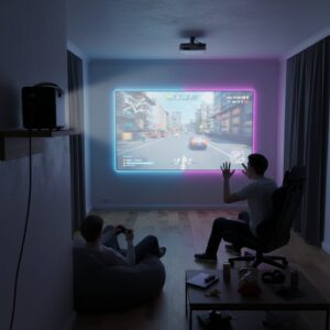 Alternative view of LUMINA™ Vision X1 Mini Portable Projector, 720p Native, 4K Input Supported