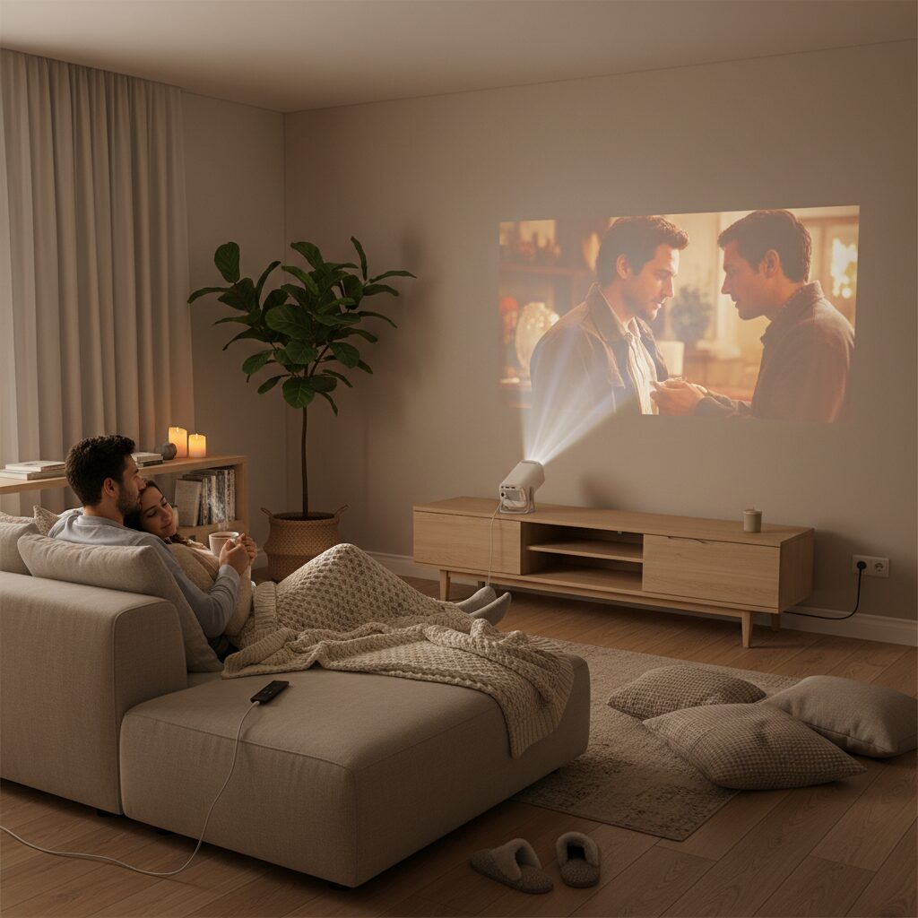 Vidéoprojecteur VISTRA™ S40, L'expérience cinéma 4K portable chez vous – Image 4