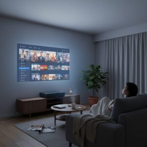 Alternative view of Vidéoprojecteur VIVELUX™ UltraView, L'expérience cinéma 4K natif à la maison