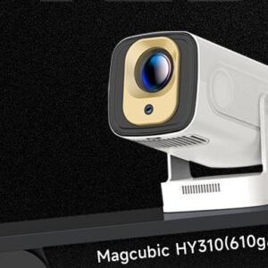Mini Vidéoprojecteur 1 kg, Autofocus, 1080p Natif, Télécommande, detail de la connectique