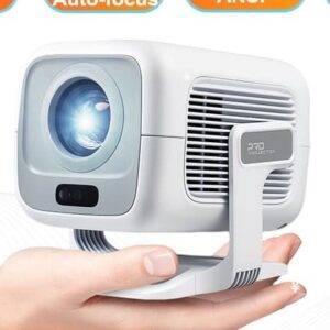 Mini WiFi Projector, Wi-Fi 6, 600 ANSI, Native 1080p, Two Versions