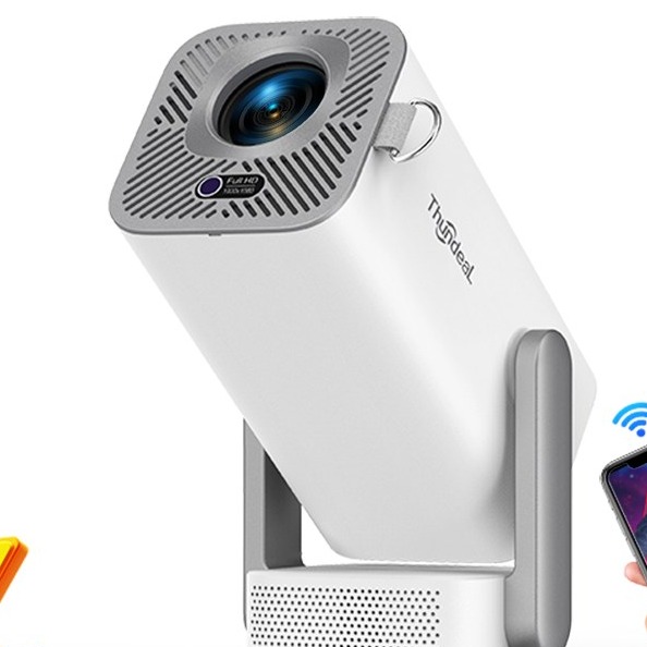 Mini Vidéoprojecteur 750 ANSI, 1080p Natif, Android, vue principale