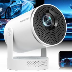 Mini Vidéoprojecteur Compact 20 cm, 1080p Natif, 400 ANSI, vue principale