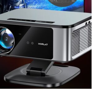 Vidéoprojecteur Portable 3000 ANSI, Autofocus par Capteur, Android, vue principale