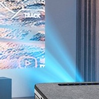 Vidéoprojecteur Portable 3600 ANSI avec Google TV, 1080p Natif, detail de la connectique