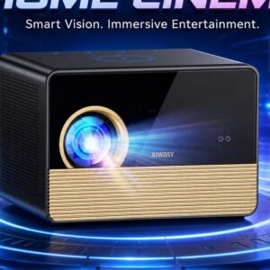 Vidéoprojecteur Portable 3600 ANSI avec Clé Google TV Fournie, vue de face