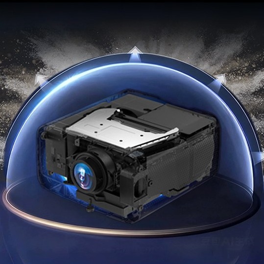 Vidéoprojecteur Portable 3800 ANSI, Bloc Optique Scellé, Android, detail de la connectique