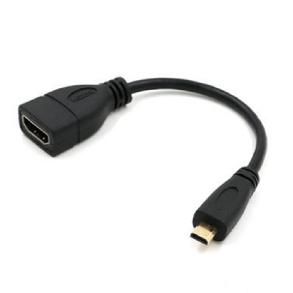 Adaptateur cable videoprojecteur micro HDMI vers femelle standard, detail