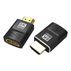 Adaptateur HDMI coudé 90 ou 270 degrés 8K pour vidéoprojecteur mural, vue principale