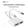 Adaptateur téléphone vers HDMI 4K, simple ou double port, vue principale