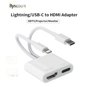 Adaptateur téléphone vers HDMI 4K, simple ou double port, vue principale
