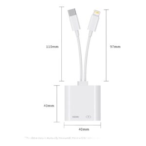 Adaptateur téléphone vers HDMI 4K, simple ou double port, vue de face