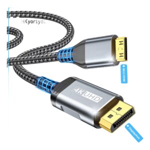 Câble DisplayPort vers mini HDMI 4K, cinq longueurs, vue principale