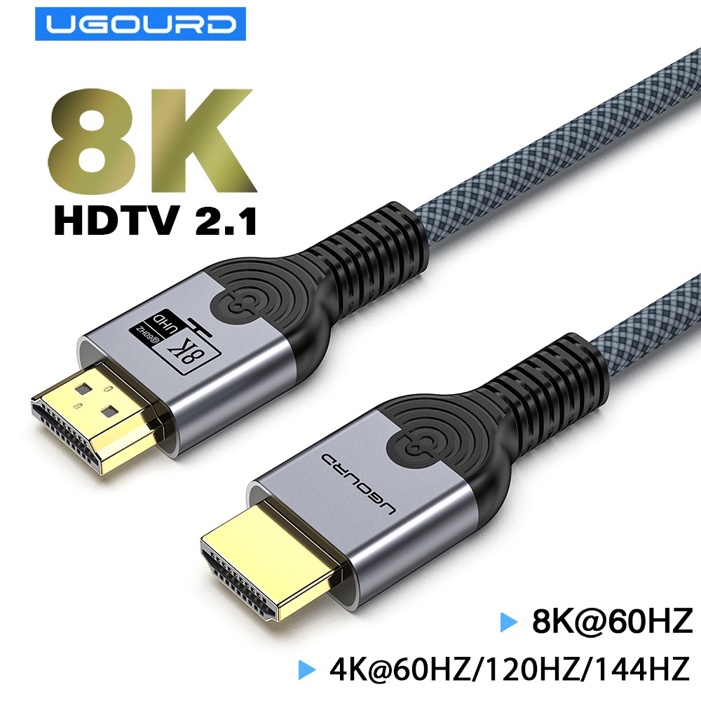 Câble HDMI 2.1 8K 48 Gbit/s pour vidéoprojecteur, de 1 à 5 mètres, vue principale