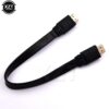 Câble HDMI plat de 30 cm pour vidéoprojecteur, box ou console, Full HD, vue principale