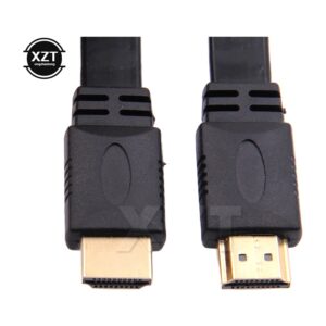 Câble HDMI plat de 30 cm pour vidéoprojecteur, box ou console, Full HD, vue de face