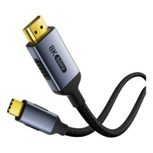 Câble USB-C vers HDMI 4K, pour relier un ordinateur au vidéoprojecteur, vue principale