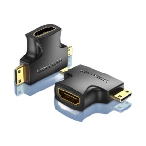 Cable videoprojecteur adaptateur Micro et Mini HDMI, vue principale