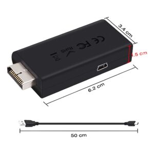 Cable videoprojecteur, adaptateur ps2 HDMI audio video avec cable USB, vue principale
