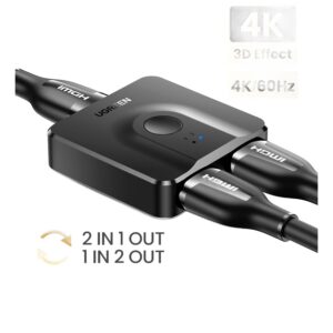Câble vidéoprojecteur, commutateur bidirectionnel 4K, vue principale