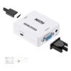 Cable videoprojecteur convertisseur HDMI vers VGA, vue principale