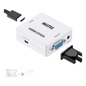 Cable videoprojecteur convertisseur HDMI vers VGA, vue principale