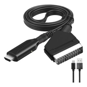 Câble vidéoprojecteur convertisseur péritel vers HDMI, vue principale