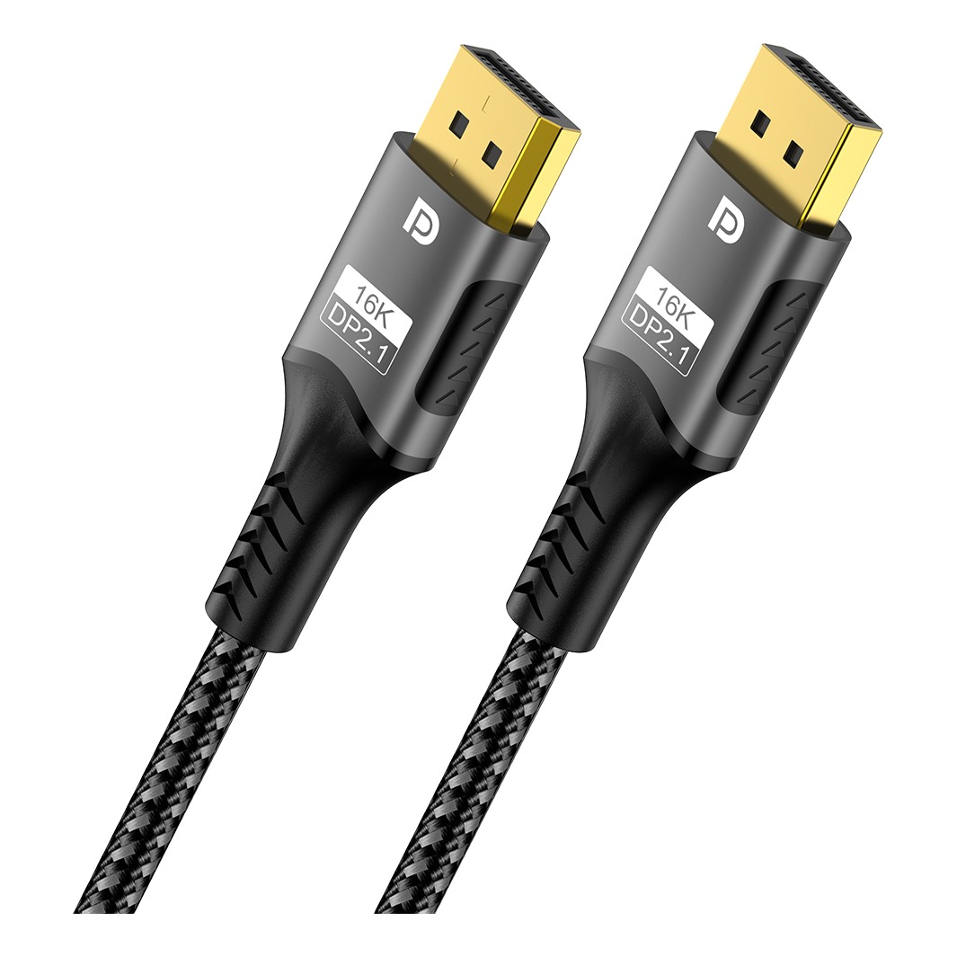 Cable videoprojecteur DisplayPort 2.1 haut debit pour 4K et 8K, vue principale