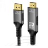 Câble vidéoprojecteur DisplayPort vers HDMI 8K, vue principale