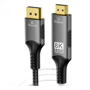 Câble vidéoprojecteur DisplayPort vers HDMI 8K, vue principale