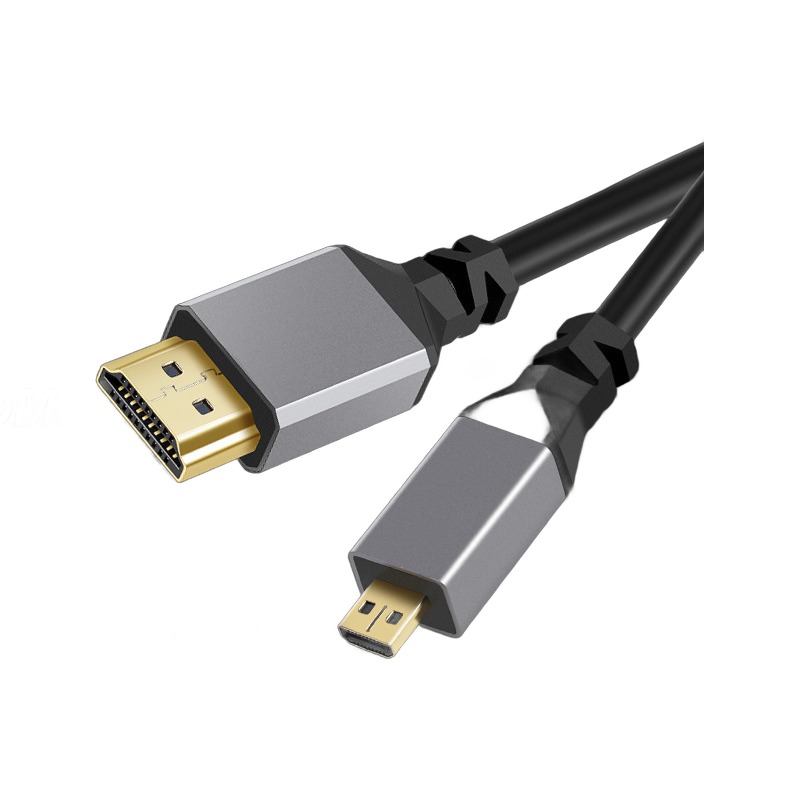 Cable videoprojecteur en spirale extensible jusqu a 2,4 m, vue principale