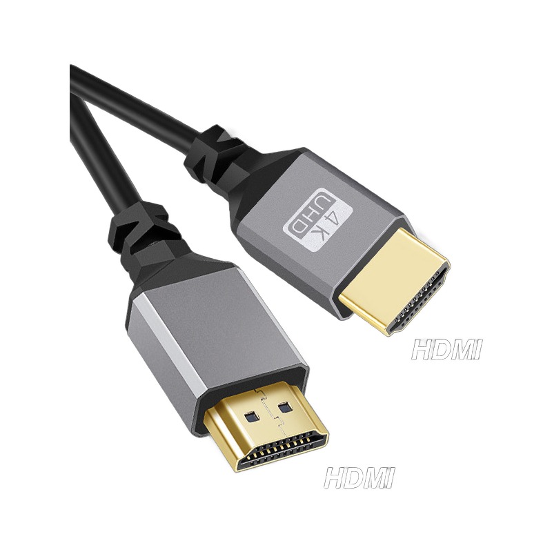 Cable videoprojecteur en spirale extensible jusqu a 2,4 m, detail