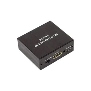 Cable videoprojecteur, extracteur audio HDMI 4K avec sortie jack, vue arriere