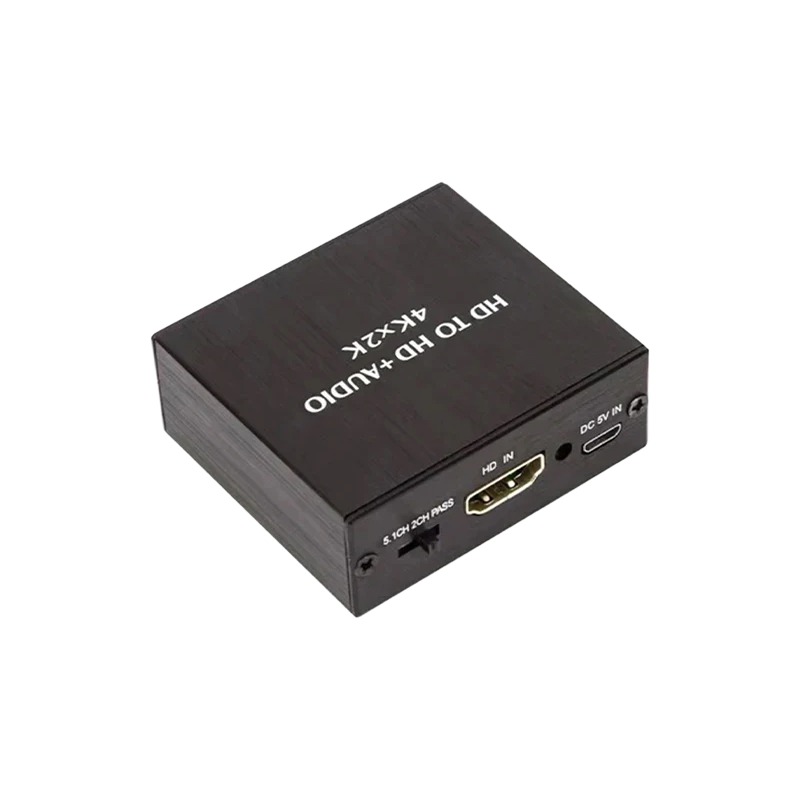 Cable videoprojecteur, extracteur audio HDMI 4K avec sortie jack, vue arriere