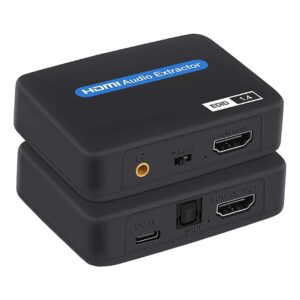 Cable videoprojecteur extracteur audio HDMI en 4K, vue principale