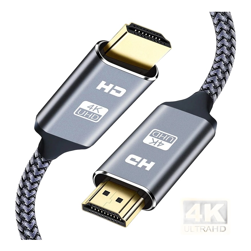 Cable videoprojecteur HDMI 2.0 4K HDR en trois longueurs, vue principale