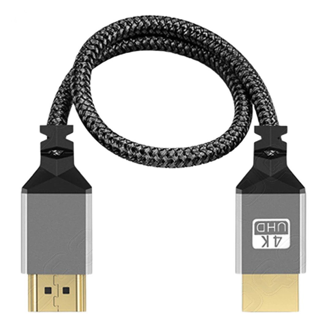 Cable videoprojecteur HDMI 2.0 de 30 cm a 1 metre, vue principale