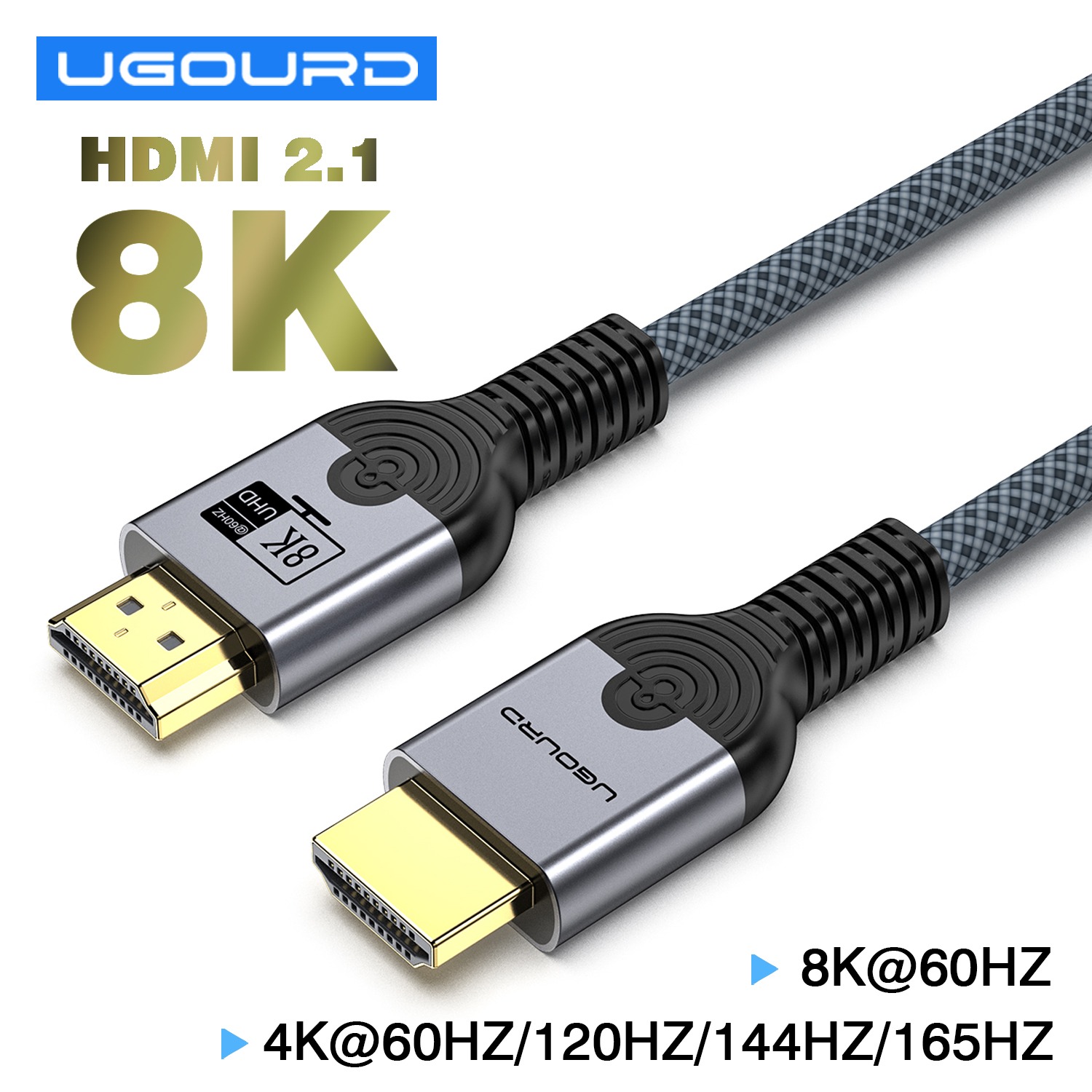 Cable videoprojecteur HDMI 2.1 en 8K et cuivre massif, vue principale