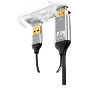 Câble vidéoprojecteur HDMI vers DisplayPort actif, 4K à 60 Hz, vue principale