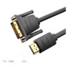 Cable videoprojecteur HDMI vers DVI bidirectionnel, vue principale