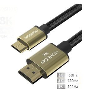 Câble vidéoprojecteur mini HDMI vers HDMI en 8K, vue principale