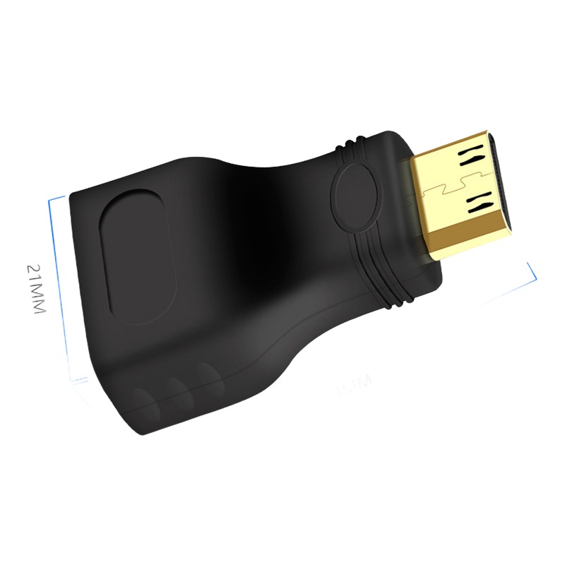 Câble vidéoprojecteur, mini raccord HDMI mâle vers femelle, vue arriere