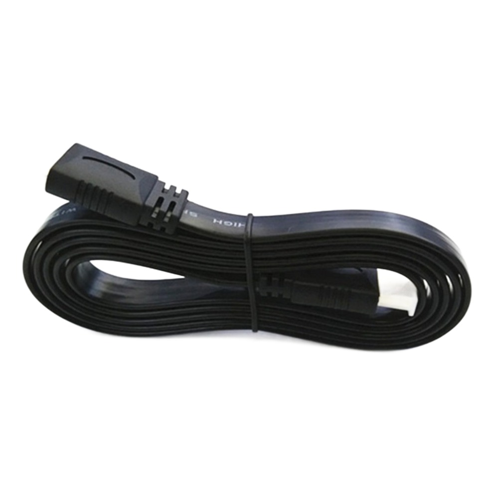 Câble vidéoprojecteur plat HDMI, trois longueurs courtes, vue arriere