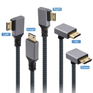 Cable videoprojecteur, rallonge HDMI male femelle 4K avec embouts mini, vue principale