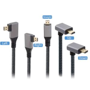 Cable videoprojecteur, rallonge HDMI male femelle 4K avec embouts mini, detail