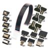 Cable videoprojecteur ruban FPV micro HDMI 90 degres, vue principale